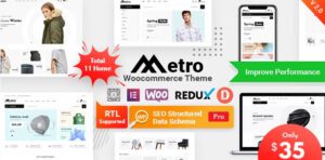 Metro v2.9 – Minimal WooCommerce WordPress Theme
