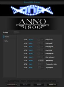ANNO 1800: TRAINER +9 V18.2.1336919 STEAM {INVICTUS ORCUS/DNA / HOG}