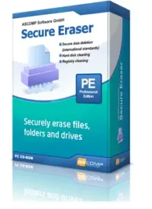 مفتاح ترخيص برنامج ASCOMP Secure Eraser Pro Free License-Securely delete files, folders, and drives