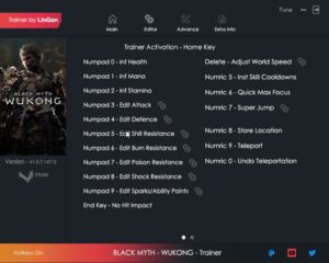 Black Myth: Wukong – Trainer +17 v1.0.7.14712