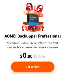 مفتاح ترخيص برنامج AOMEI Backupper Pro 7.4 Free Full Version License[1 Year]