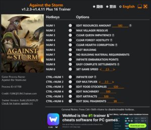 Icarus Trainer +27 Options
