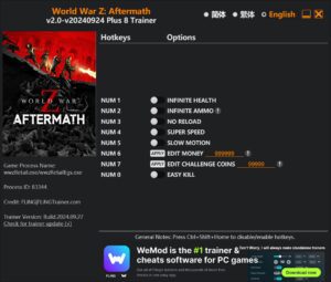Total War: Warhammer III Trainer 37 Options · Game Version:v1.0-v5.3.0+