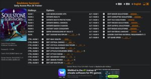 Soulstone Survivors Trainer 26 Options · Game Version: Early Access