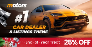تحميل Motors v5.6.49 – قالب ووردبريس لتأجير السيارات والإعلانات