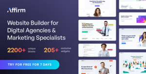 تحميل Affirm v4.0.4 – قالب WordPress للوكالات التسويقية والرقمية
