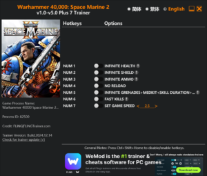 Door Kickers 2: Task Force North Trainer v1.05+