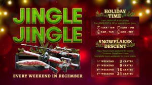 عطلة الكريسماس والهدايا الحصرية هتلاقي مع ايفنت Jingle Jingle فى عالم كروس فاير الرائعة