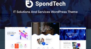 تحميل SpondTech v1.0.9 – قالب WordPress لحلول وخدمات تكنولوجيا المعلومات