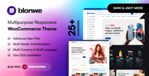 تحميل Blonwe v1.2.0 – قالب WooCommerce متعدد الأغراض