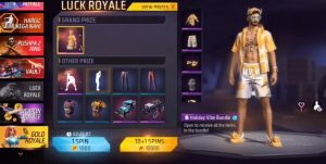 Free Fire March 2025 Gold Royale: كيفية الحصول على حزمة Holiday Vibe