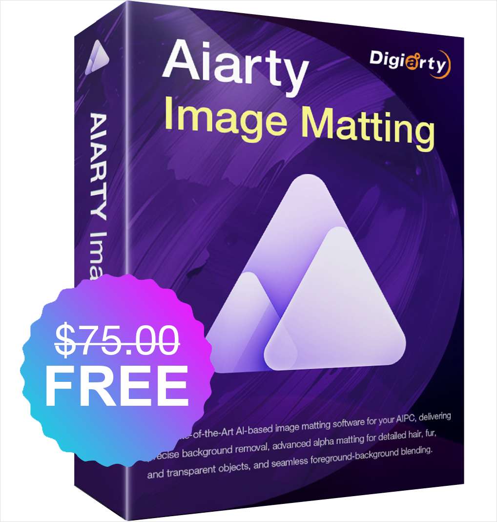 سيريال تفعيل برنامج Aiarty Image Matting v2.0 [أداة إزالة الخلفية القائمة على الذكاء الاصطناعي]