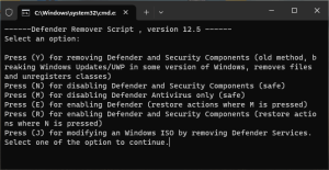 تحميل برنامج Defender Remover 12.8.3 لحذف برنامج فيروسات الويندوز بالكامل