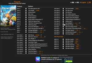 Palworld Trainer 46 Options Game Version: Early Access+