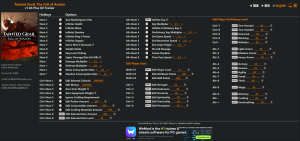 Tainted Grail: The Fall of Avalon Trainer 60 Options · Game Version: v1.04+