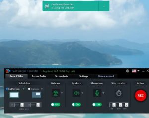 برنامج Fast Screen Recorder مجانًا لمدة سنة لويندوز
