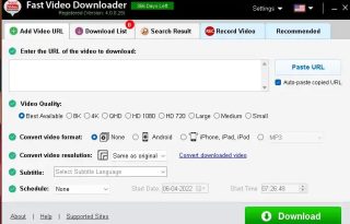Fast Video Downloader Free License -Grab Videos from various websites