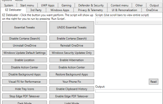 Windows 11 Debloater 2.1.3 / Windows 10 Debloater 3.0.3