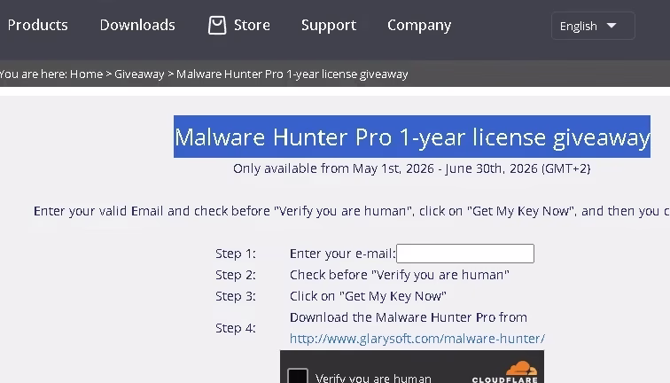 Malware Hunter Pro Free 1 Year License Worth $29.95